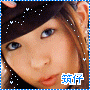 six identical images showing a person with light brown hair wearing a dark cap, blue eyes, and a small nose, with blue and white pixelated sparkles around the head and Chinese text at the bottom right