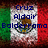 Mexican flag background with blue text overlays reading 'Cruz Aldair Balderrama', 'Haters leave Now', and 'Viva La Raza' across three distinct sections.