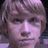 A pixelated image of a person with light brown hair on the left, next to red background text reading "Hey lets scream and shout if you know what I'm talkin bout Hey! if you got a friend like that!".