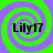 Four identical display 'Lily17' text over green and purple spiral backgrounds with slight pixel variations