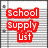 six red text labels on gray background with one blurred icon in bottom-right corner