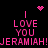 Pixelated pink text and symbols on black background with animated heart and starburst elements.