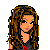 Pixelated character with long brown hair and red accents, paired with text reading 'You Have Problems' on a dark background.