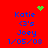 Red background with blue text reading "Katie", "G's", "Joey", and "1/05/03"; green pixelated heart and starburst symbols appear in different positions across frames.