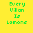 Yellow background with green text reading 'Every Villan Is Lemons' and blue rectangular overlays shifting positions across frames.
