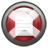 Circular icon with metallic gray border enclosing red and white radial gradient, featuring central white document with horizontal lines and gray footer.