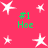A static image with a bright pink background featuring white star shapes and green text reading "#1 Hoe" in four locations.