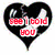Four black heart-shaped icons with white wing outlines and red text, arranged in a on a white background