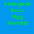 Green pixelated text on blue background with four identical showing Volleyball Roxx Myy World:D, one has a light circular gradient overlay