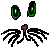A 4-frame animated contact sheet showing a pixel art cat's face with green eyes, brown nose, black whiskers, and mouth expressions changing from closed to open across frames.