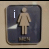 A static icon of a female figure in beige on dark blue background with text "i" and "go" appearing sequentially above the figure.