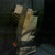 A pixelated image shows a person's lower legs and feet in dark pants with light-colored shoes, next to text reading "buckled in CHIPOTLE!!" on a black background.