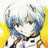 A pixelated anime-style character with blue hair and yellow background on the left, paired with a black panel containing white text 'Anime IM' and 'COM' on the right.