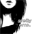 Black-and-white stylized icon of a woman with long dark hair, showing neck and shoulders, with 'pretty' text below.