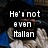 Pixelated image of a person in historical attire with text overlays reading "He's not even Italian" and "He's Irish", later showing "POSER!!!".