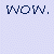 pixelated text icons on light blue background, each displaying "WOW. LOOKS LIKE YOUR POOL NEEDS" with variations in color and underline for the word "GENE"