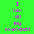 Pixelated text on four colored backgrounds reads "I luv all my friends!!!" with varying color schemes and text spacing.