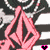 Animated pink diamond-shaped icon with black interior details, featuring a small heart symbol at the bottom that alternates between solid and outlined states.