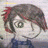 Pixelated character with brown hair and green eyes on left, purple text 'BRAKKA KONS' on black background right.