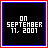 A 3x3 contact sheet of an animated AIM buddy icon featuring text panels and American flag imagery across eight sampled frames.