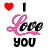 A static image displays text and a cake graphic with changing heart colors across four