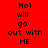 A four- displays the text "No1 will go out with ME" in pixelated font across red, white, and pink backgrounds