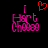 Pixelated pink text 'I Hart Chopp' with a red heart symbol above the 'I' on a black background.