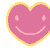 A 3x3 contact sheet of pixelated Care Bear-themed animated buddy icons featuring pink hearts, bears holding flowers, and text elements like "LOVE" and "Care Bear Cuts" in pastel colors with yellow outlines.