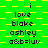 Green and yellow checkered background with repeated text elements in black pixelated font, including 'i', 'love', 'blake', 'ashley', and 'a&b=luv' arranged in a pattern