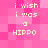 Pixelated text on a pink background with repeated phrases in yellow and white lettering