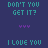 Pixelated text and symbols on a dark blue background with cyan, purple, white, black, and gray elements.