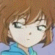 anime-style character headshots with varying expressions, hair colors, and clothing details in a layout