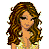 A pixelated contact sheet showing a cartoon woman with long brown hair, partial body views of her in different outfits, and text reading "who said ladies cant pimp" arranged across multiple frames.