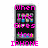 Pixelated smartphone-shaped icon with pink text overlays reading "When Life Goes You IPHONE" and "It's Life That You Gotta LIVE!!" on a white background.
