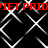 Red text repeats across black background with white diamond lattice pattern.