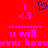 Red background with pink and blue pixelated text and symbols including 'i', '<3', 'u will', and partial words, arranged in two