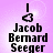 A static icon displays a name beneath a heart symbol on a purple background with pixelated text and symbols.