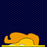 Animated cartoon character with orange hair and glasses in multiple poses against dark blue background.