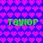 Pixelated blue background with repeating pink heart pattern and green text reading "TAYLOR" in two