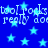 Blue background with light blue stars and repeated white text reading "tool rocks really do really" in a pixelated style.