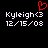 A pixelated digital image shows two identical text blocks with a red heart symbol above the left block on black background.