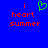 Blue background with red pixelated text reading 'i heart summer' and a green pixelated heart symbol above the text.