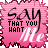 A contact sheet of six animated frames showing a pink-themed text-based icon with repeated phrases and decorative borders.