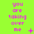 Bright green background with pink text reading "you are taking over me" and small symbols changing across frames.
