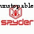Red shield-shaped icon with spider symbol and 'spyder' text, showing animation changes in top-left corner text and central date overlay.