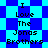Pixelated text 'I Love The Jonas Brothers' repeated across a blue and cyan checkered background with diamond-shaped patterns.