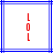 Red "LOL" text vertically centered within a blue and purple border on white background