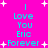 Bright pink background with cyan text reading "I Love You Eric Forever" and white star shapes scattered throughout.