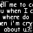 Pixelated text repeats across black background with white characters, showing 'call' me to call u when I cu where do en i'm cryen about u', each line containing a small star symbol.