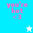 Pixelated text 'you're hot <3' in pink on blue and white backgrounds with star symbols changing color between frames.
